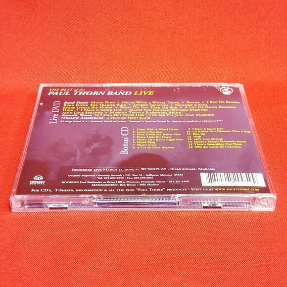 So Far So Good Live The Best of the Paul Thorn Band 2 Discs CD DVD Combo 2005 S - Picture 4 of 10